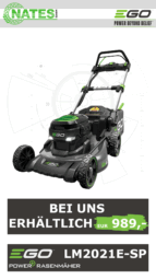EGO, Akku-Technik, Rasenmäher, Langenbernsdorf