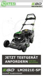 EGO, Akku-Technik, Rasenmäher, Langenbernsdorf