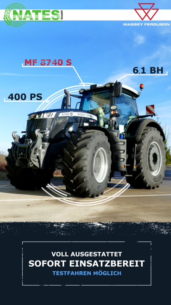 Massey Ferguson 8740S Produktvorstellung: Voll ausgestattet, sofort einsatzbereit und Testfahren möglich.
