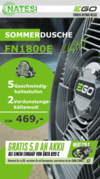 EGO, Akku-Technik, Ventilator, Langenbernsdorf