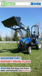 Solis, S26, 9x9, Traktor, Kleintraktor, Frontlader, Agromasz, Langenbernsdorf